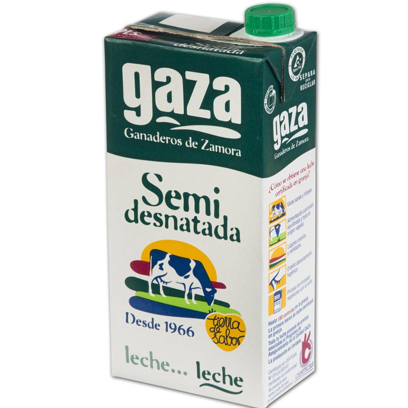 Imagen de LECHE GAZA SEMI