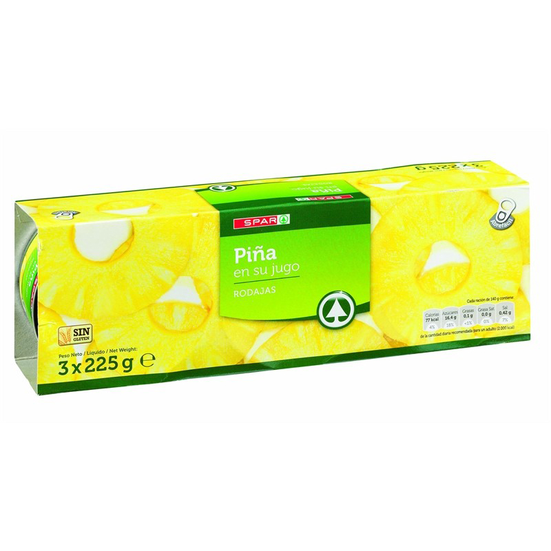 Imagen de PIÑA EN SU JUGO SPAR