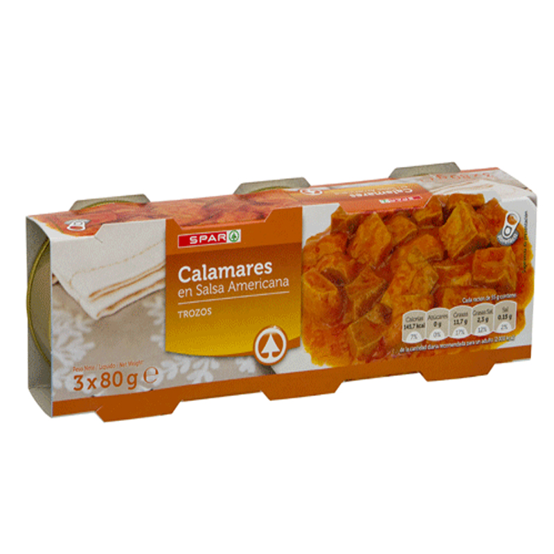 Imagen de CALAMAR EN SALSA AMERICANA SPAR