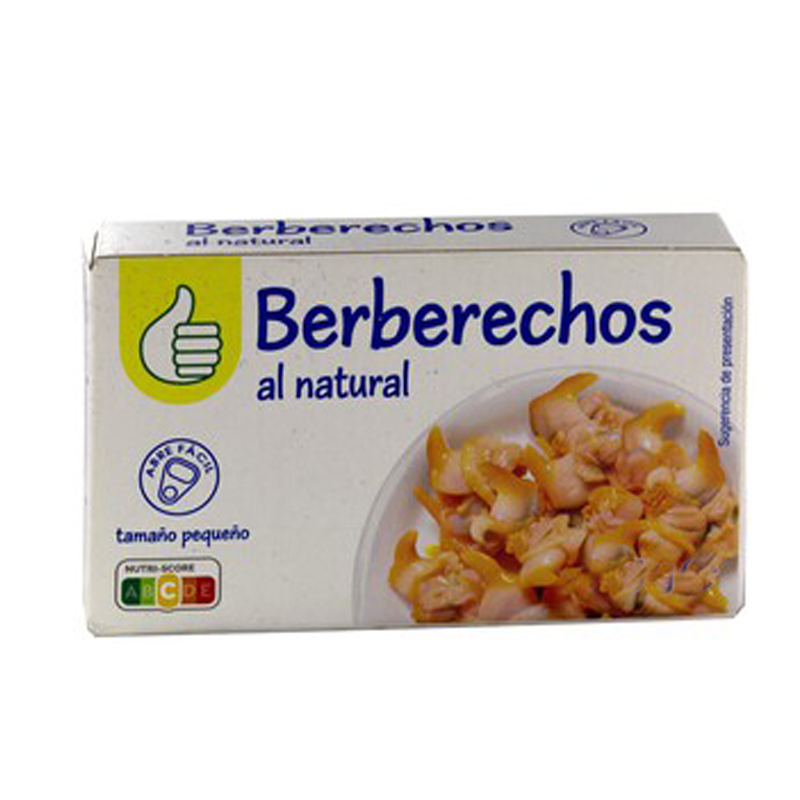 Imagen de BERBERECHOS AL NATURAL QUAL