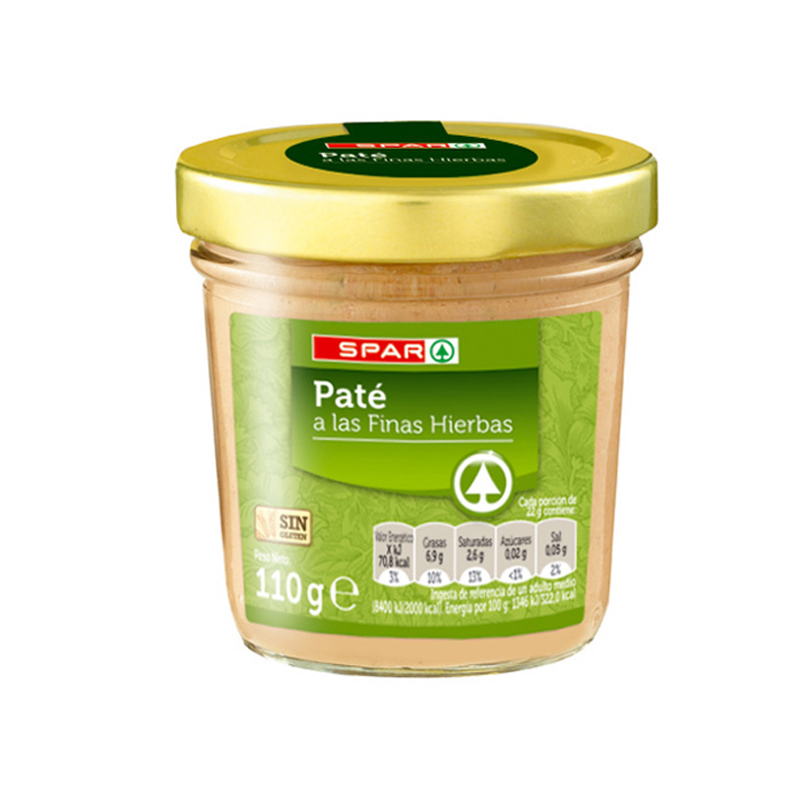 Imagen de PATE FINAS HIERBAS SPAR