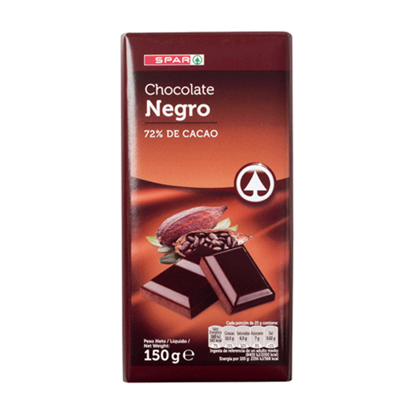 Imagen de CHOCOLATE NEGRO SPAR