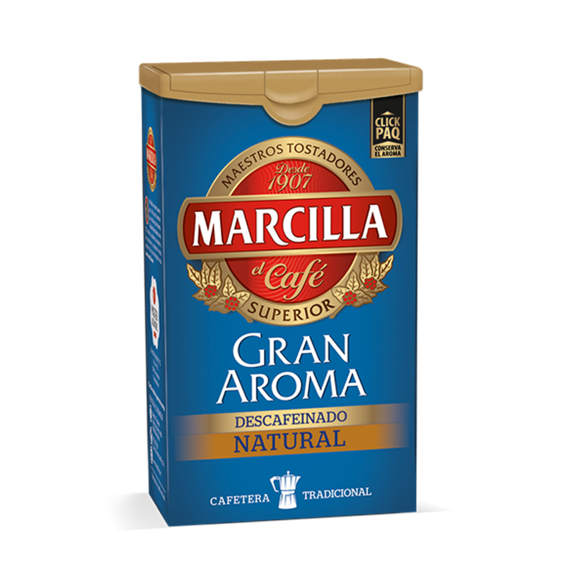 Imagen de CAFE MARCILLA DESCAFEINADO NATURAL