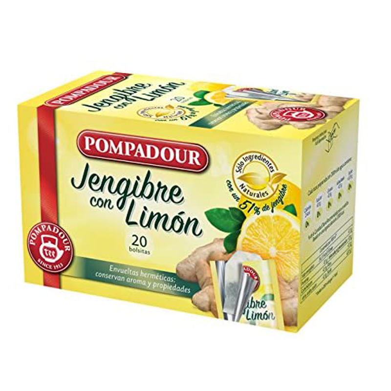 Imagen de INFUSION POMPADOUR JENGIBRE CON LIMON