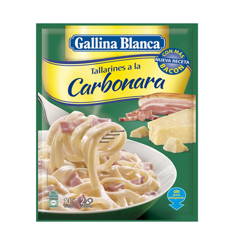 Imagen de TALLARINES CARBONARA G.BLANCA