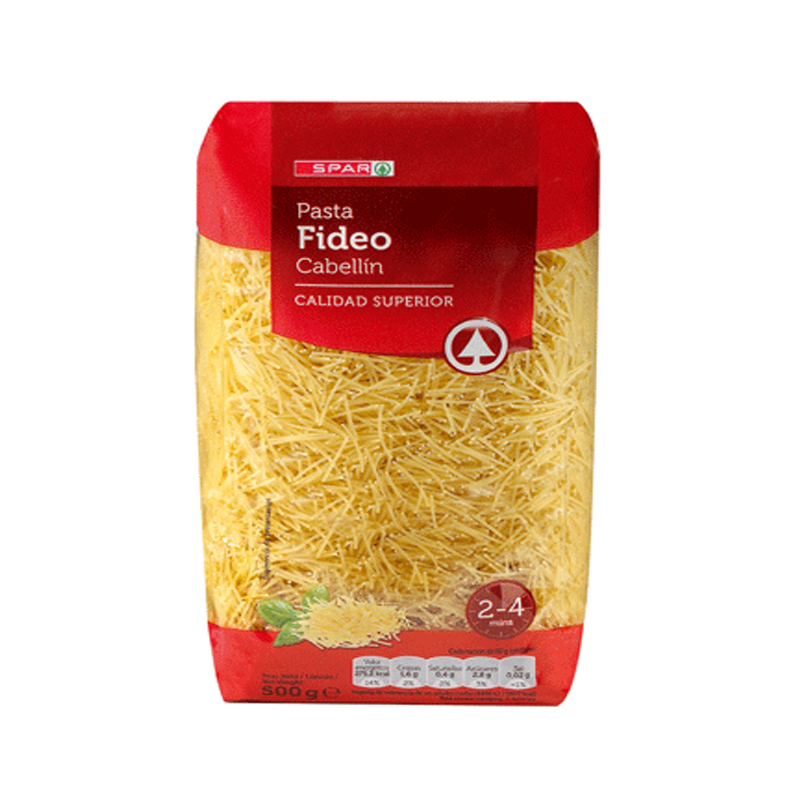Imagen de PASTA SPAR FIDEO CABELLIN