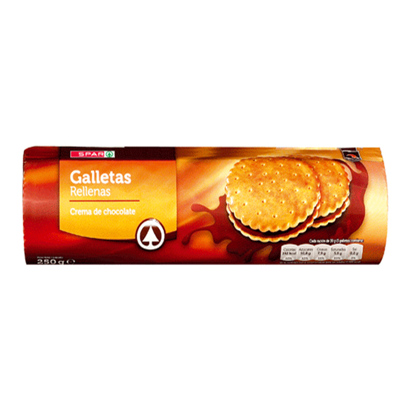 Imagen de GALLETA SPAR RELLENA CHOCOLATE
