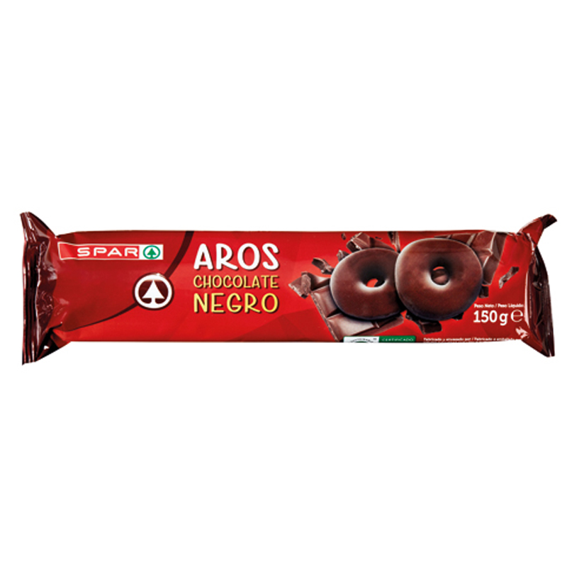 Imagen de GALLETA SPAR ARO CON CHOCOLATE NEGRO