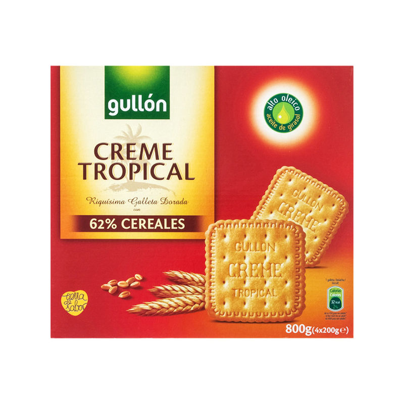 Imagen de GALLETA GULLON CREME TROPICAL