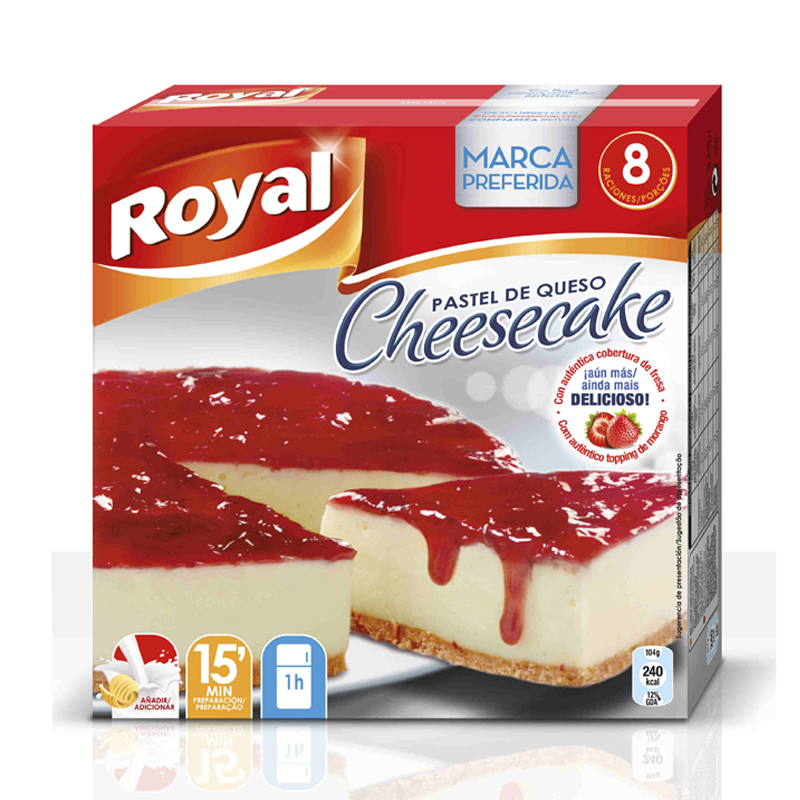 Imagen de PASTEL DE QUESO ROYAL 8 RACIONES