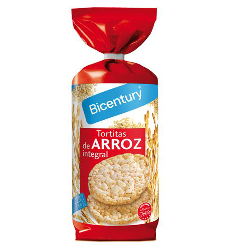 Imagen de TORTITAS ARROZ INTEGRAL BICENTURY