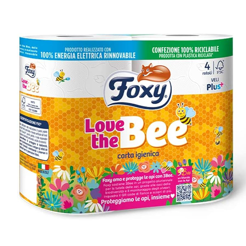 Imagen de PAPEL HIGIENICO FOXY LOVE THE BEE
