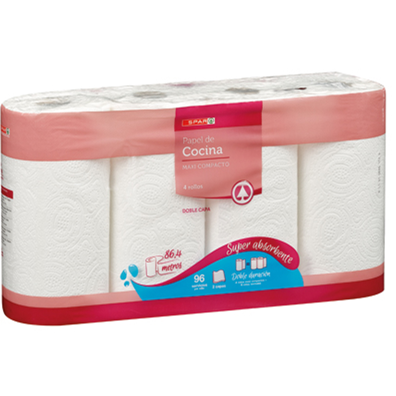 Imagen de ROLLO DE COCINA SPAR MAXI 2 CAPAS