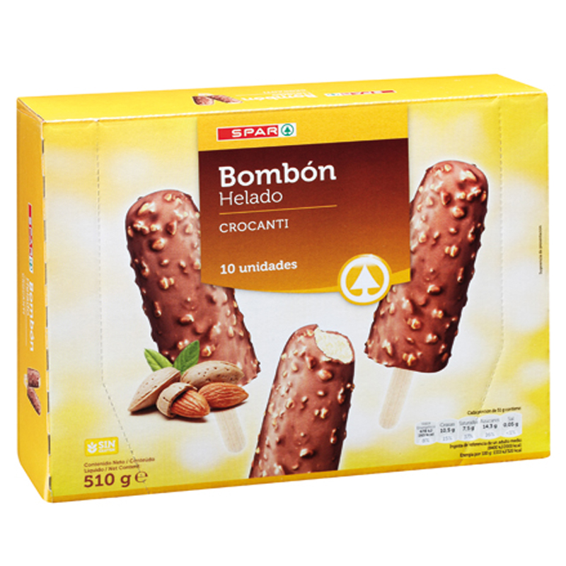 Imagen de HELADO BOMBON CROCANTI SPAR