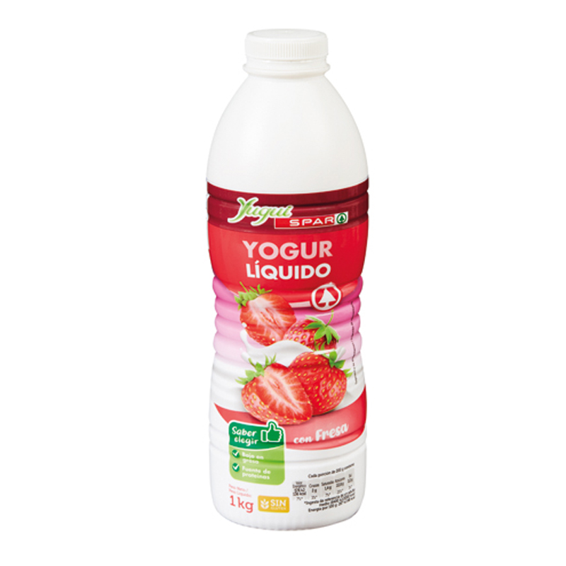 YOGUR LIQUIDO YUGUI SPAR FRESA