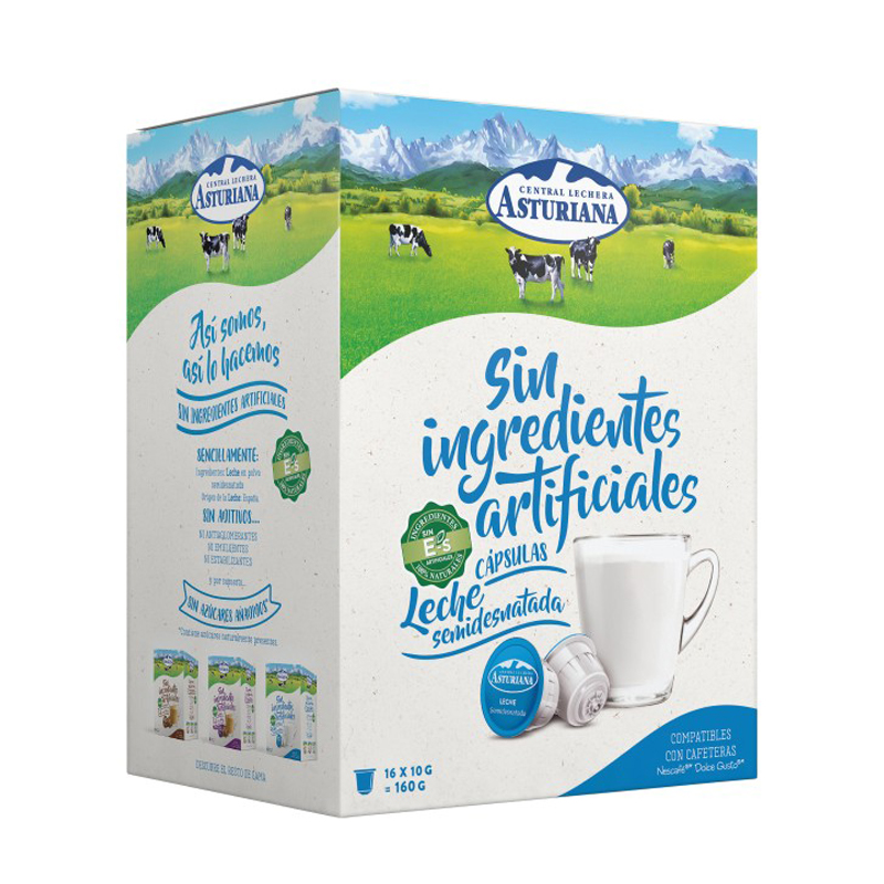 CÁPSULAS CAFÉ CON LECHE SPAR COMPATIBLES DOLCE GUSTO 16 UND. - SPAR