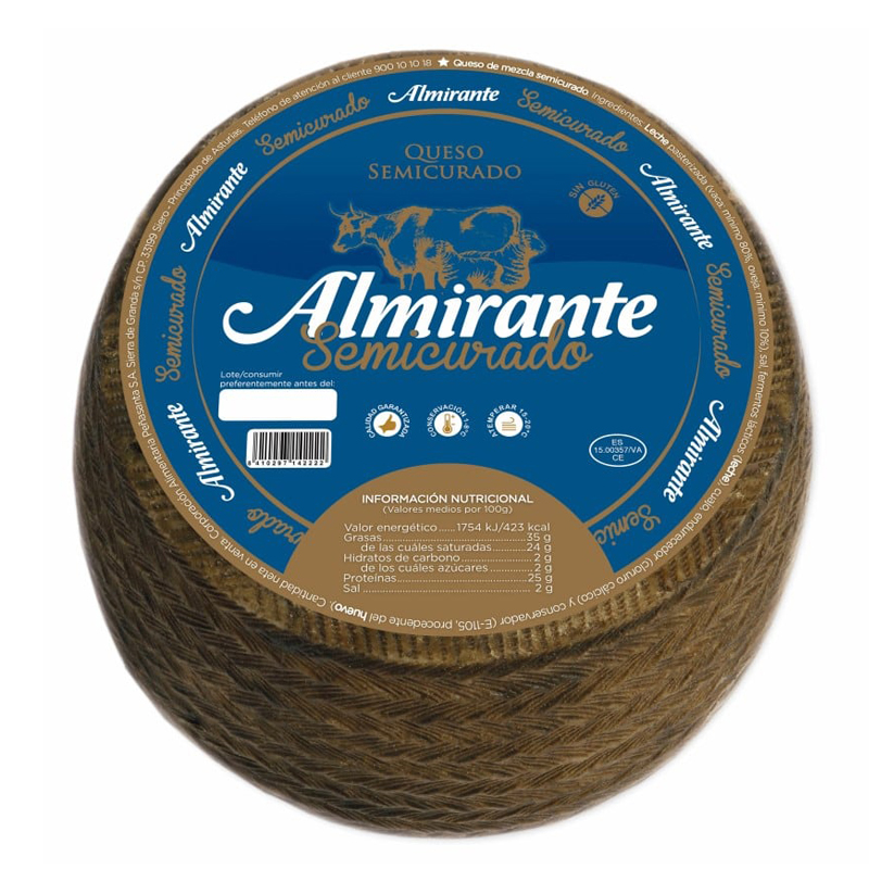 Imagen de QUESO ALMIRANTE SEMICURADO