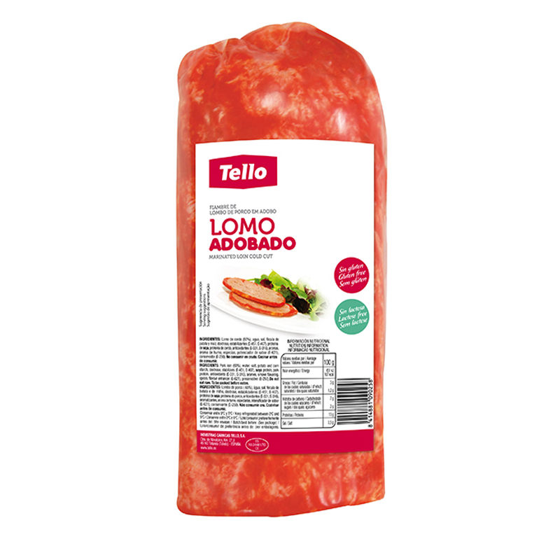 Imagen de FIAMBRE DE LOMO ADOBADO TELLO