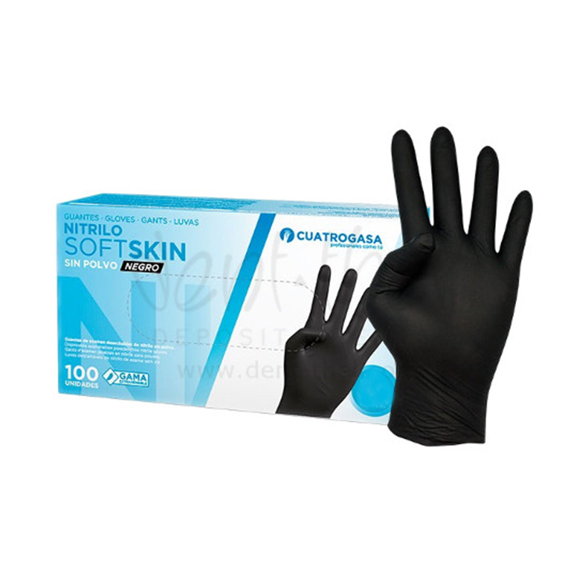 Imagen de GUANTES DE NITRILO NEGROS