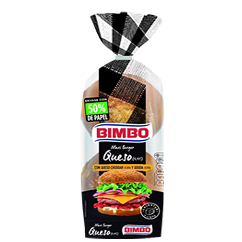 Imagen de MAXI BURGER BIMBO QUESO