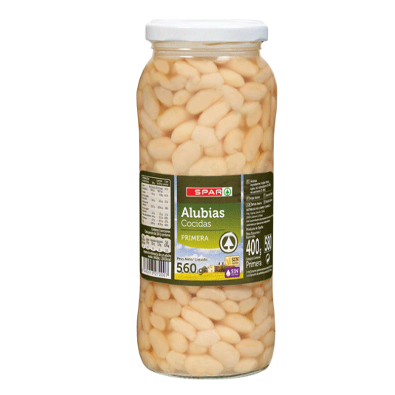 Imagen de ALUBIA BLANCA COCIDA SPAR