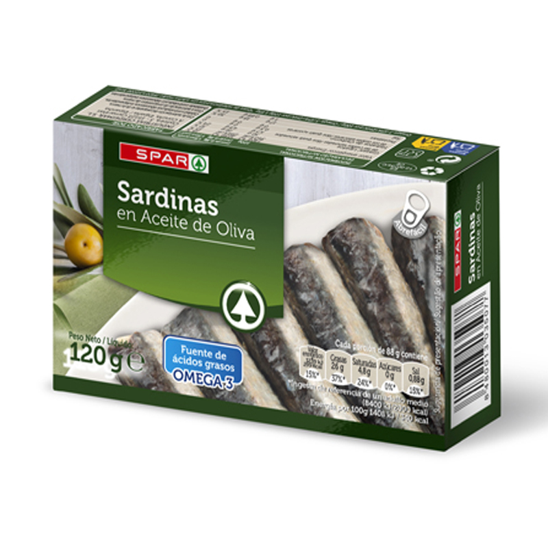 Imagen de SARDINA EN ACEITE DE OLIVA SPAR
