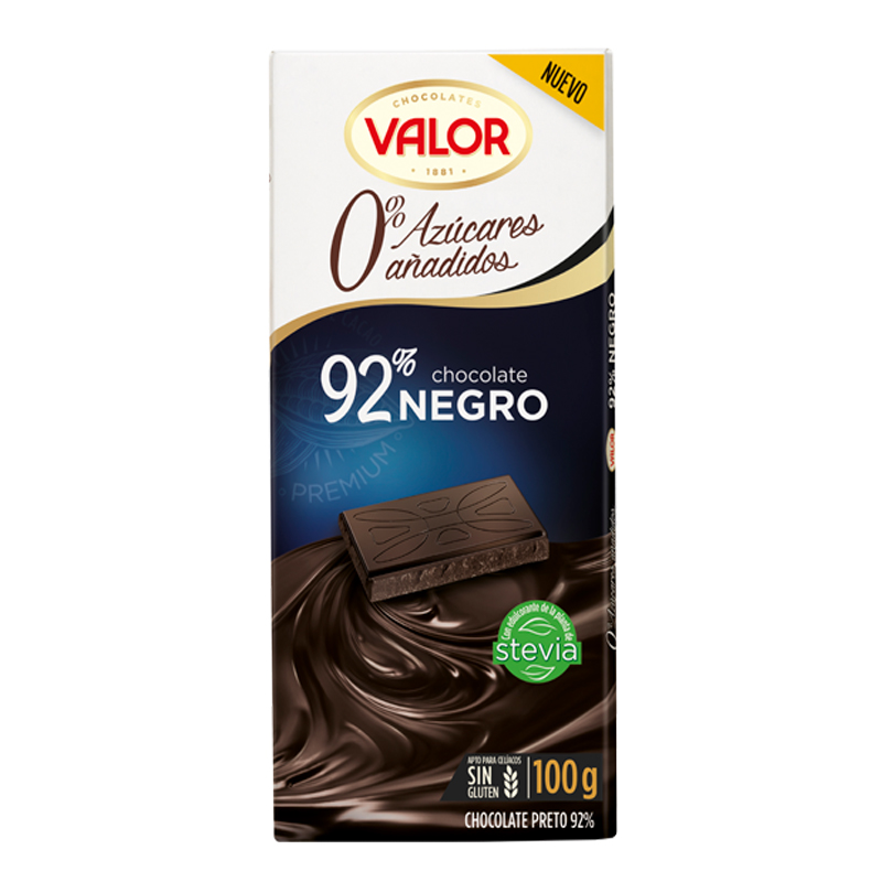 Imagen de CHOCOLATE VALOR NEGRO 92%