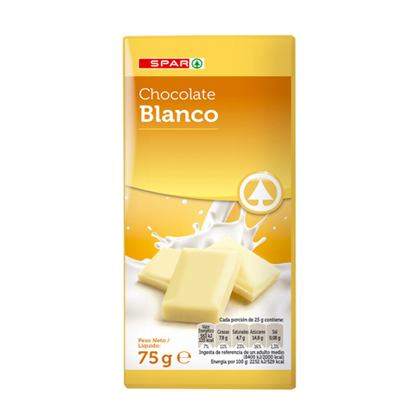 CHOCOLATE BLANCO SPAR | Tuquetraes