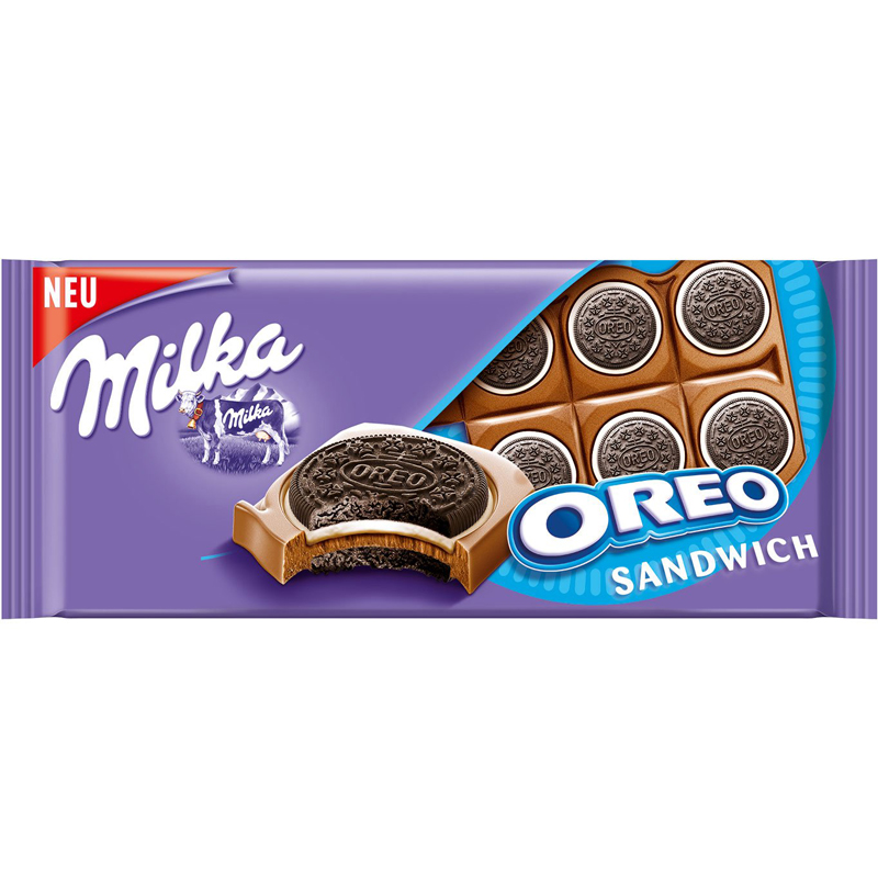 Imagen de CHOCOLATE MILKA OREO SANDWICH