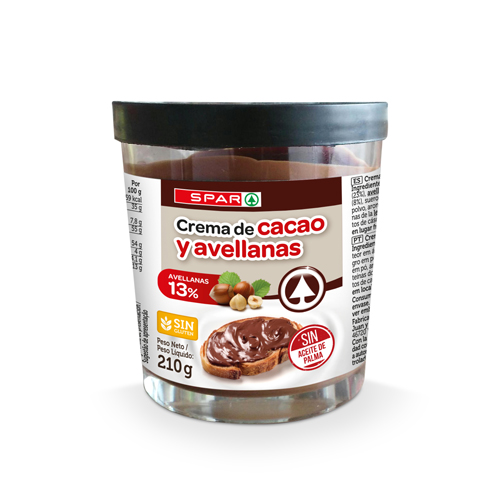 Imagen de CREMA CACAO SPAR 13% AVELLANAS