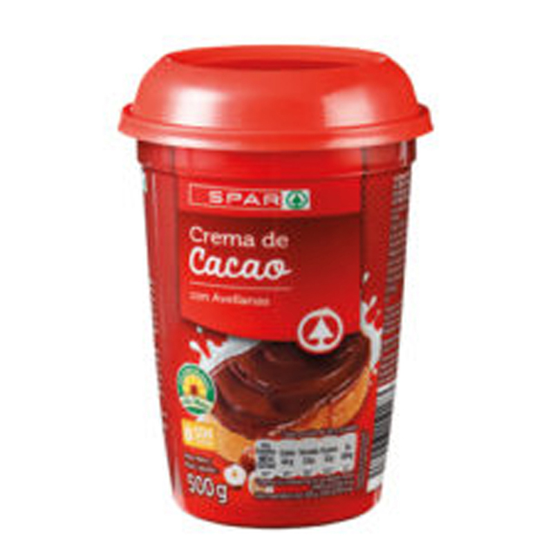 Imagen de CREMA DE CACAO SPAR CON AVELLANAS 1 SABOR
