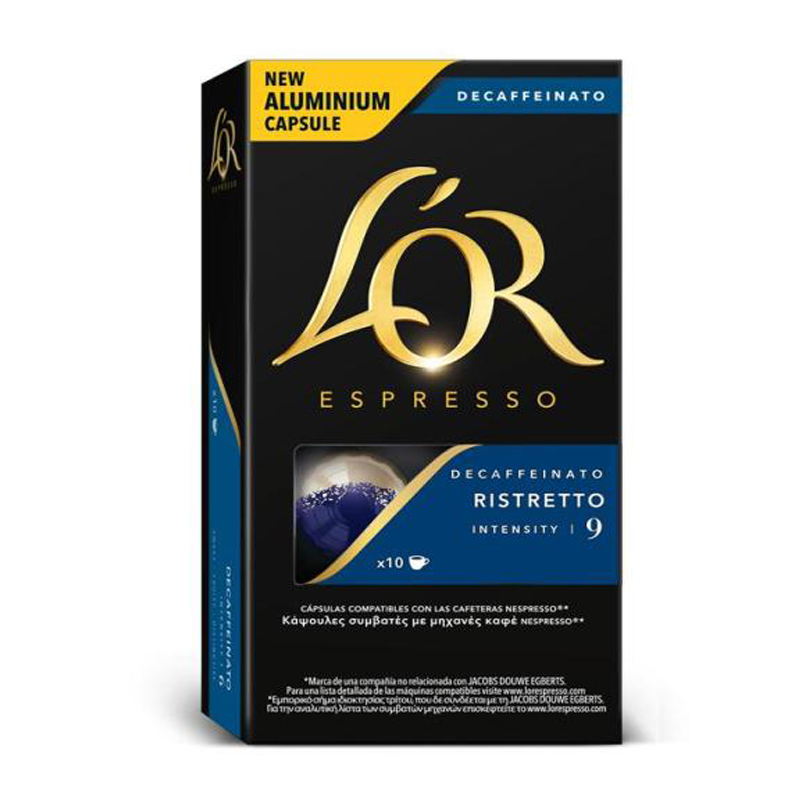 Imagen de CAFÉ LÓR RISTRETTO DESCAFEINADO