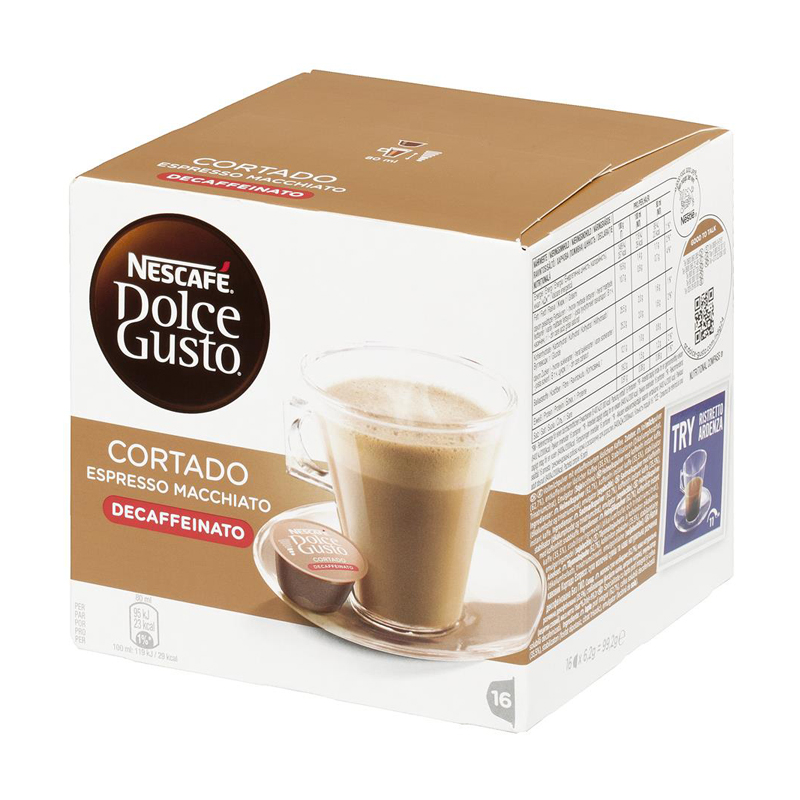 DOLCE GUSTO CORTADO DESCAFEINADO | Tuquetraes