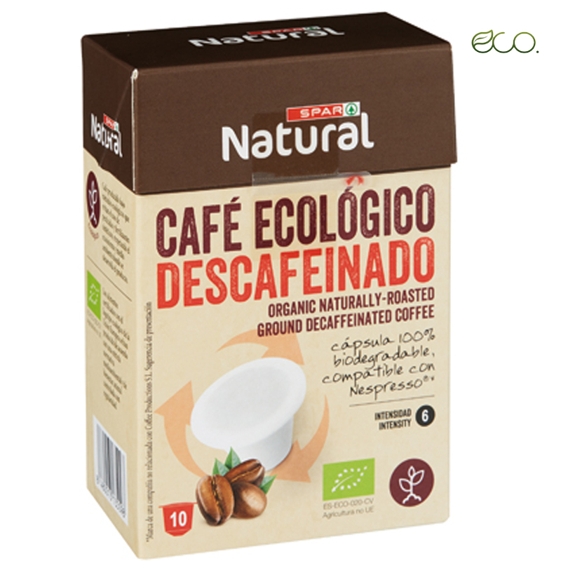Imagen de CAFÉ SPAR NATURAL ECOLOGICO DESCAFEINADO