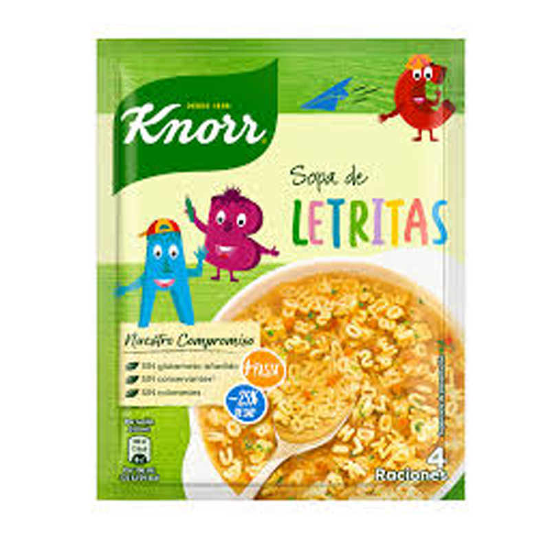 Imagen de SOPA KNORR LETRITAS