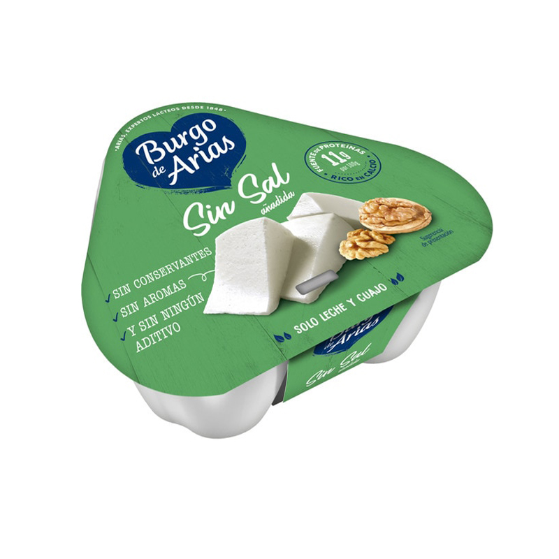 Imagen de QUESO FRESCO BURGO DE ARIAS MINI SIN SAL