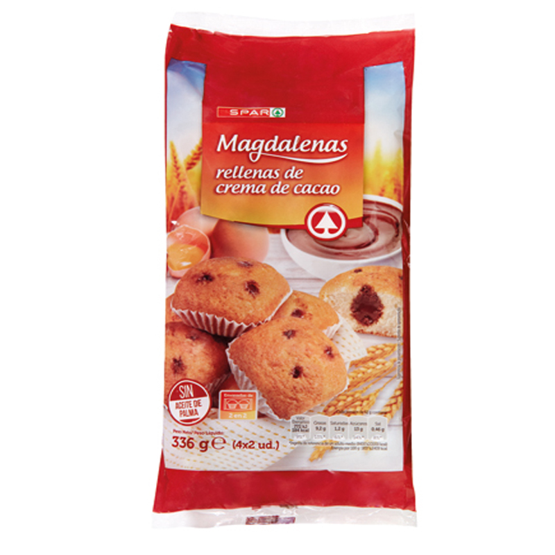 Imagen de MAGDALENA SPAR RELLENA CACAO