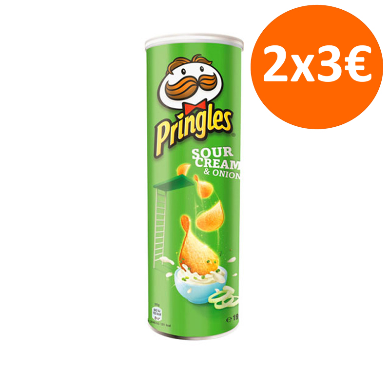 Imagen de PATATAS FRITAS PRINGLES SOUR CREAM