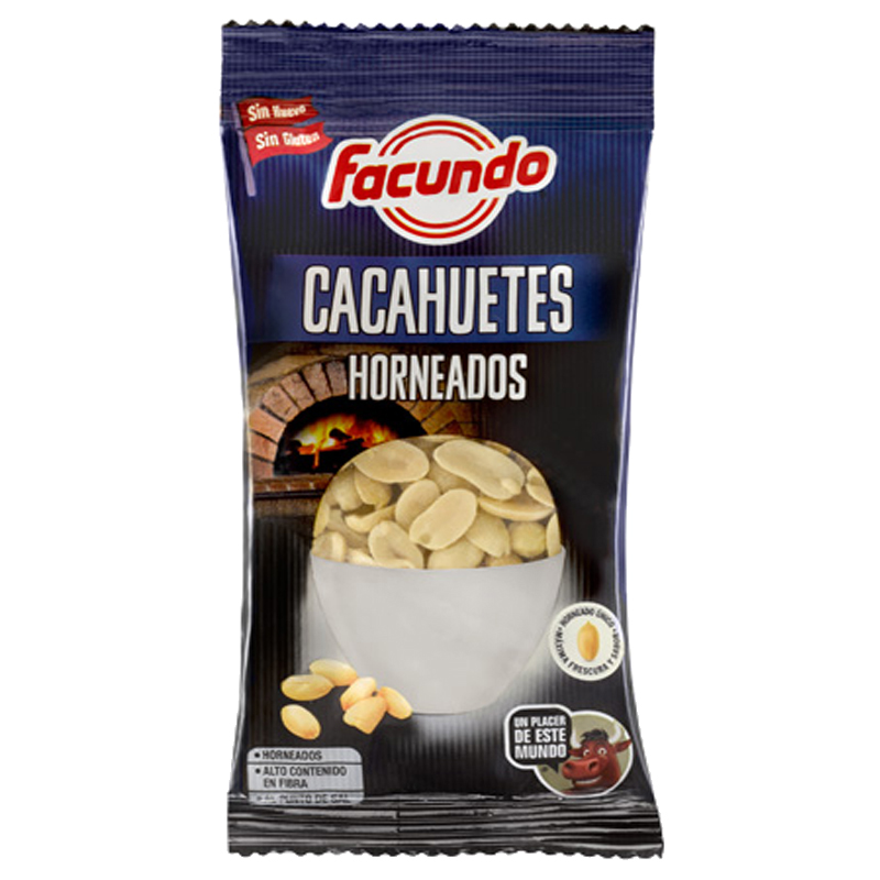 Imagen de CACAHUETE FACUNDO REPELADO HORNEADO