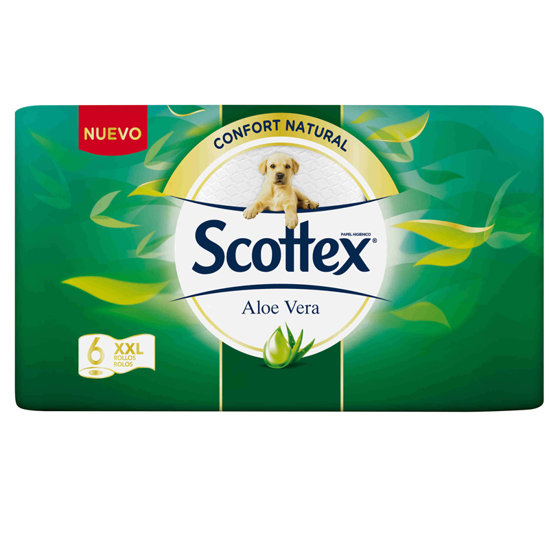 Imagen de PAPEL HIGIENICO SCOTTEX ALOE VERA XXL