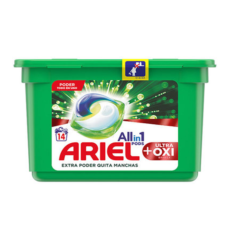 Imagen de DETERGENTE ARIEL CAPSULAS OXI 3en1