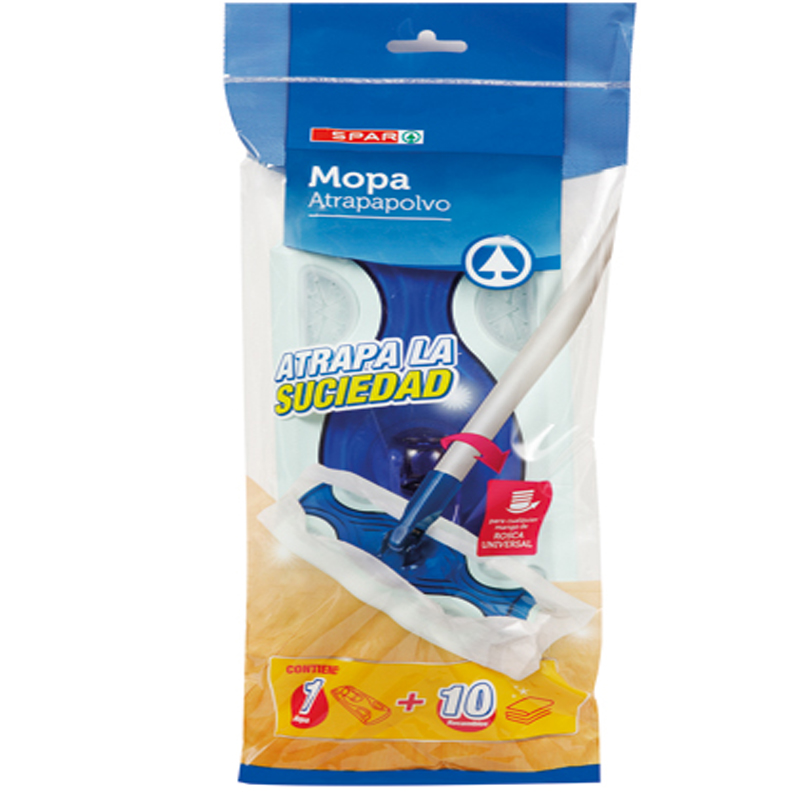 Imagen de MOPA ATRAPAPOLVO SPAR + 10 RECAMBIOS