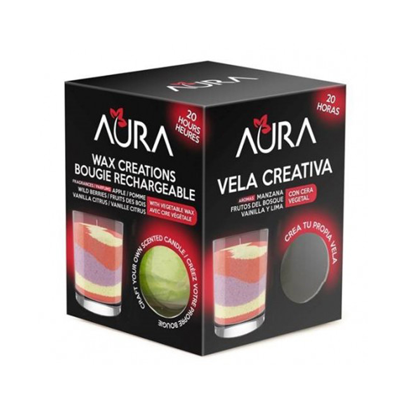 Imagen de VELA AURA FRUTOS ROJOS