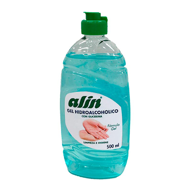Imagen de GEL HIDROALCOHOLICO MANOS ALIN