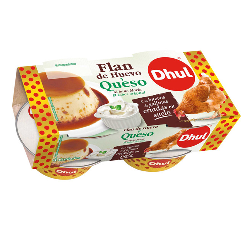 Imagen de FLAN DE HUEVO Y QUESO DHUL