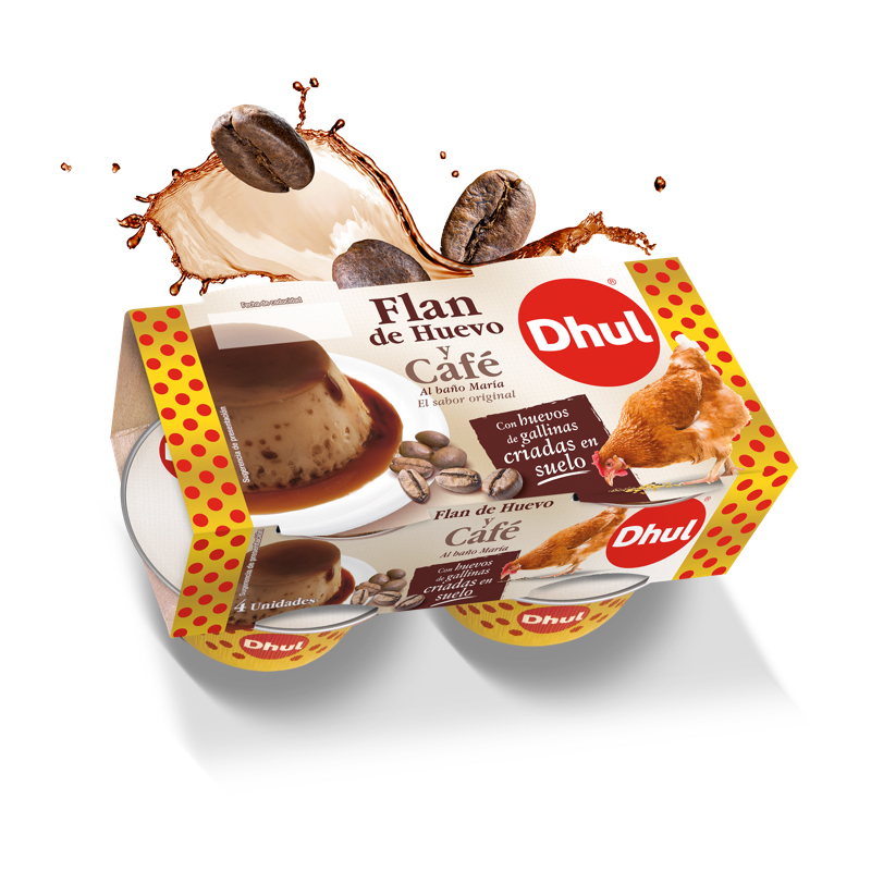 Imagen de FLAN DE HUEVO Y CAFE DHUL
