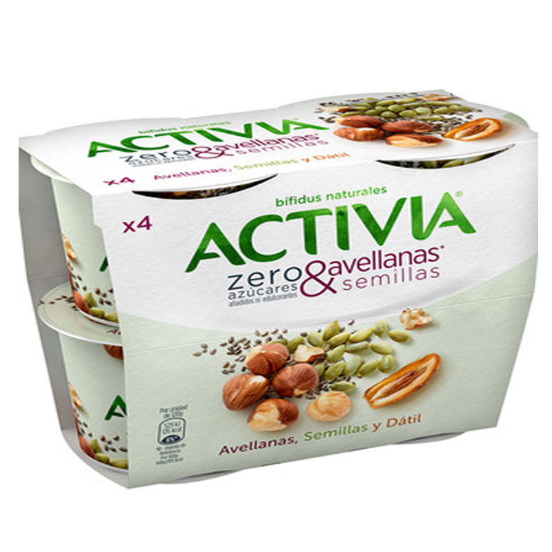 Imagen de ACTIVIA 0% AVELLANA Y SEMILLAS
