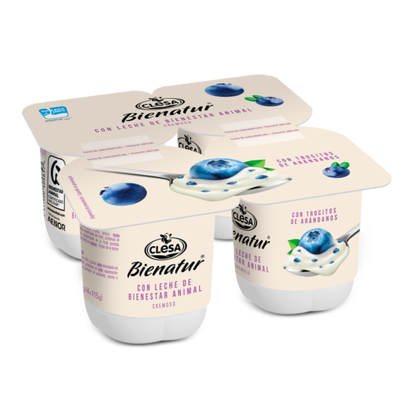Imagen de YOGUR CLESA BIENESTAR DESNATADO CON TROZOS DE ARANDANOS