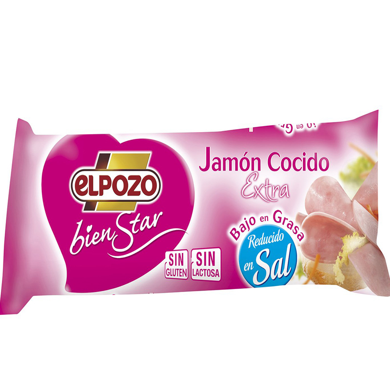 Imagen de JAMON COCIDO SIN GRASA Y SIN SAL EL POZO