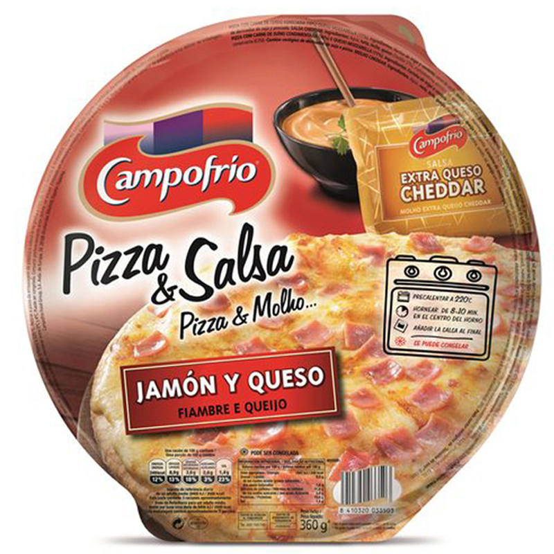 Imagen de PIZZA CAMPOFRIO JAMON Y QUESO